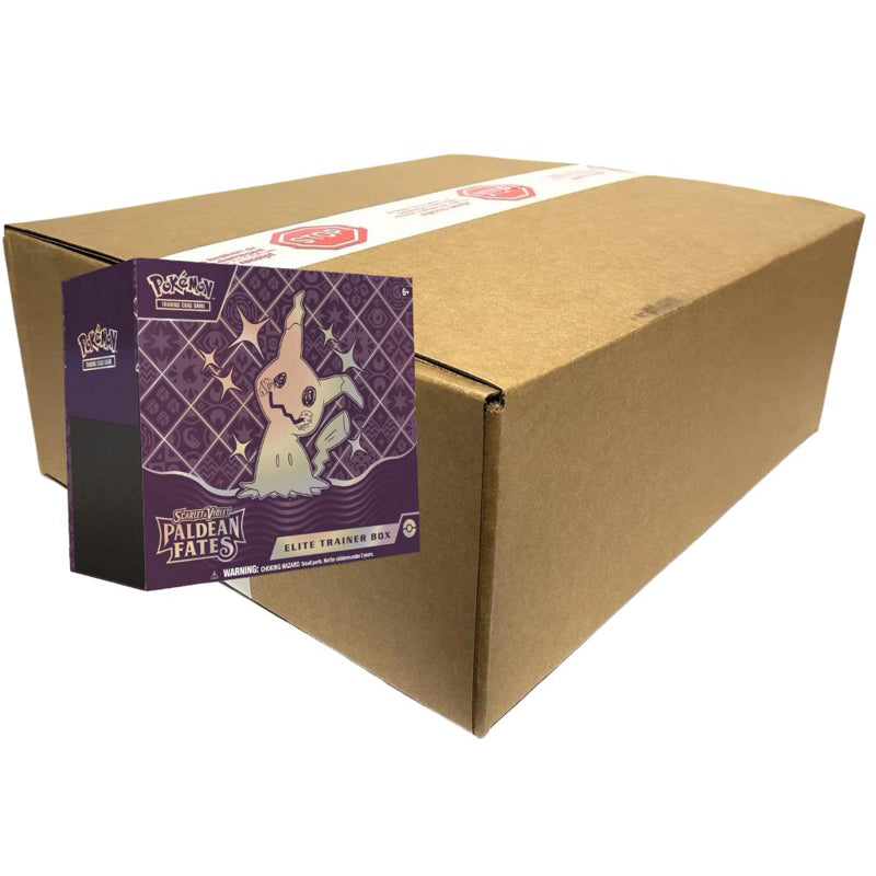 Pokemon - Scarlet & Violet - Paldean Fates - Elite Trainer Box Case (10 Units) - JET Cards