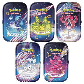 Pokemon - Scarlet & Violet - Paldean Fates - Mini Tin - Bundle of 5 - JET Cards