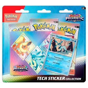 Pokemon - Scarlet & Violet - Prismatic Evolutions - Tech Sticker Collection - Glaceon - JET Cards