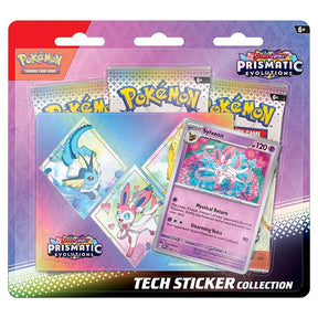 Pokemon - Scarlet & Violet - Prismatic Evolutions - Tech Sticker Collection - Sylveon - JET Cards