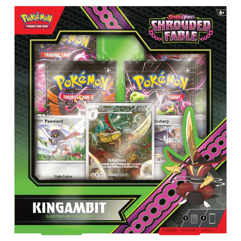Pokemon - Scarlet & Violet - Shrouded Fable - Kingambit Illustration Collection - JET Cards