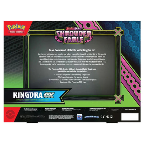 Pokemon - Scarlet & Violet - Shrouded Fable - Kingdra ex Box - JET Cards