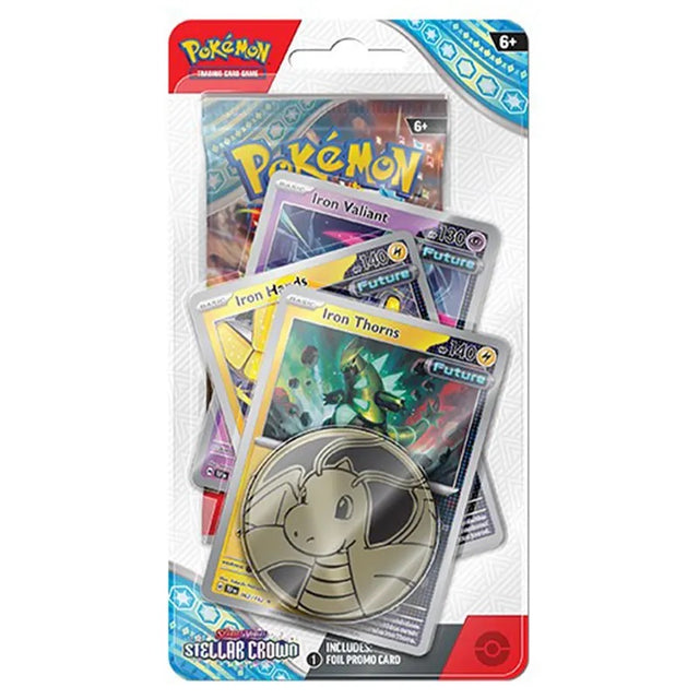 Pokemon - Scarlet & Violet - Stellar Crown - Premium Checklane Blister - Iron Thorns - JET Cards