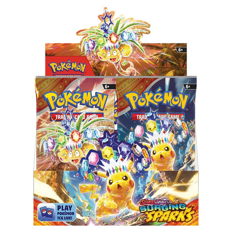 Pokemon - Scarlet & Violet - Surging Sparks - Booster Box (36 Boosters) - JET Cards