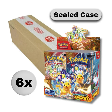 Pokemon - Scarlet & Violet - Surging Sparks - Booster Box Case (6 Booster Boxes) - JET Cards