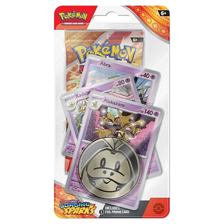 Pokemon - Scarlet & Violet - Surging Sparks - Premium Checklane Blister - Alakazam - JET Cards