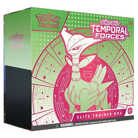 Pokemon - Scarlet & Violet - Temporal Forces - Elite Trainer Box - Iron Leaves - JET Cards