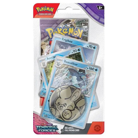 Pokemon - Scarlet & Violet - Temporal Forces - Premium Checklane Blister - Baxcalibur - JET Cards