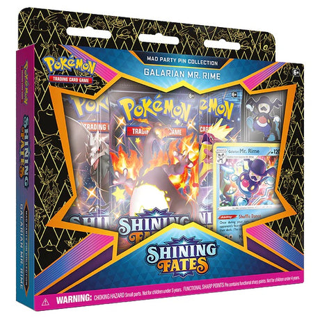 Pokemon Shining Fates Mad Party Pin Collection Box - JET Cards
