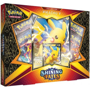 Pokemon Shining Fates Pikachu V Collection Box - JET Cards