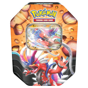 Pokemon - Slashing Legends Tin - Koraidon - JET Cards