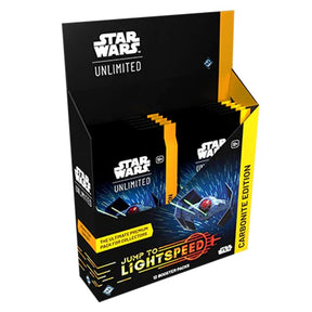Star Wars Unlimited - Jump to Lightspeed - Carbonite Booster Box (12 Packs) - JET Cards