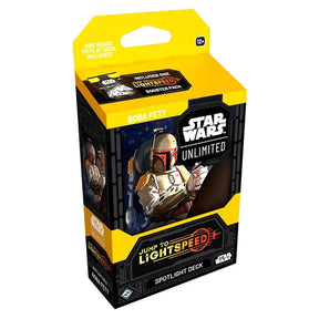 Star Wars Unlimited - Jump to Lightspeed - Spotlight Deck - Boba Fett - JET Cards