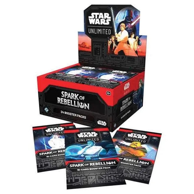 Star Wars Unlimited - Spark Of Rebellion - Booster Box (24 Packs) - JET Cards