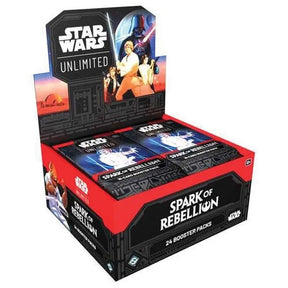Star Wars Unlimited - Spark Of Rebellion - Booster Box (24 Packs) - JET Cards