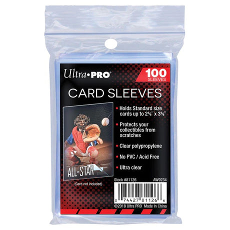 Ultra Pro Storesafe Card Sleeves - JET Cards