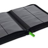 Vault X - 4-Pocket Exo-Tec® - Zip Binder - Black - JET Cards