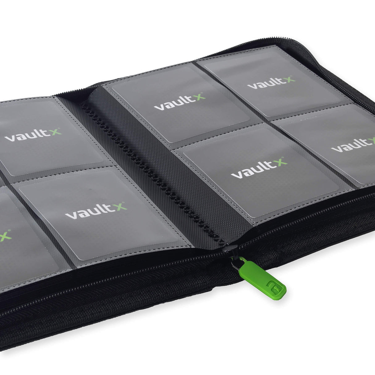 Vault X - 4-Pocket Exo-Tec® - Zip Binder - Black - JET Cards