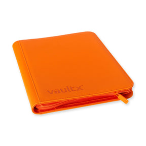 Vault X - 9-Pocket Exo-Tec® - Zip Binder - Just Orange - JET Cards
