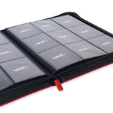 Vault X - 9-Pocket Exo-Tec® - Zip Binder - Red - JET Cards