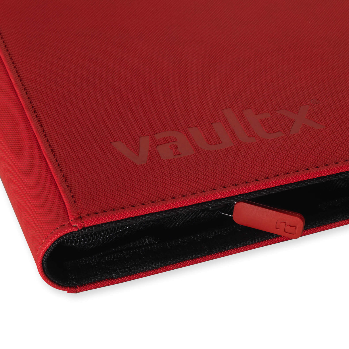Vault X - 9-Pocket Exo-Tec® - Zip Binder - Red - JET Cards