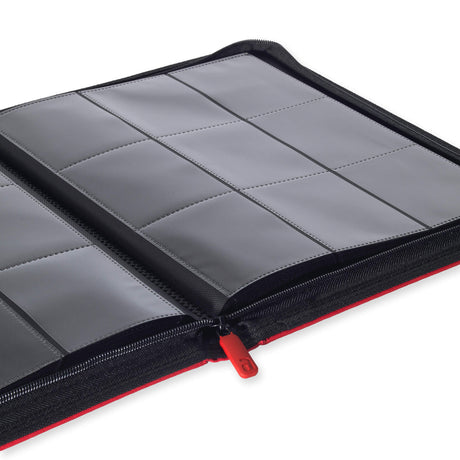 Vault X - 9-Pocket Exo-Tec® - Zip Binder - Red - JET Cards