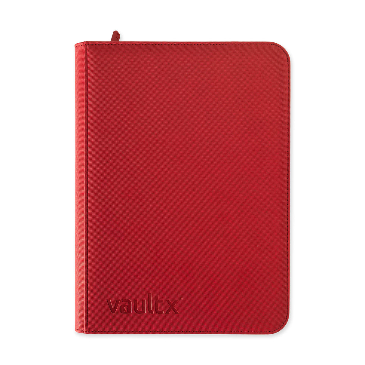 Vault X - 9-Pocket Exo-Tec® - Zip Binder - Red - JET Cards