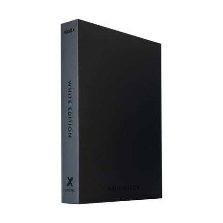 Vault X - 9-Pocket Exo-Tec® - Zip Binder - White Edition - JET Cards
