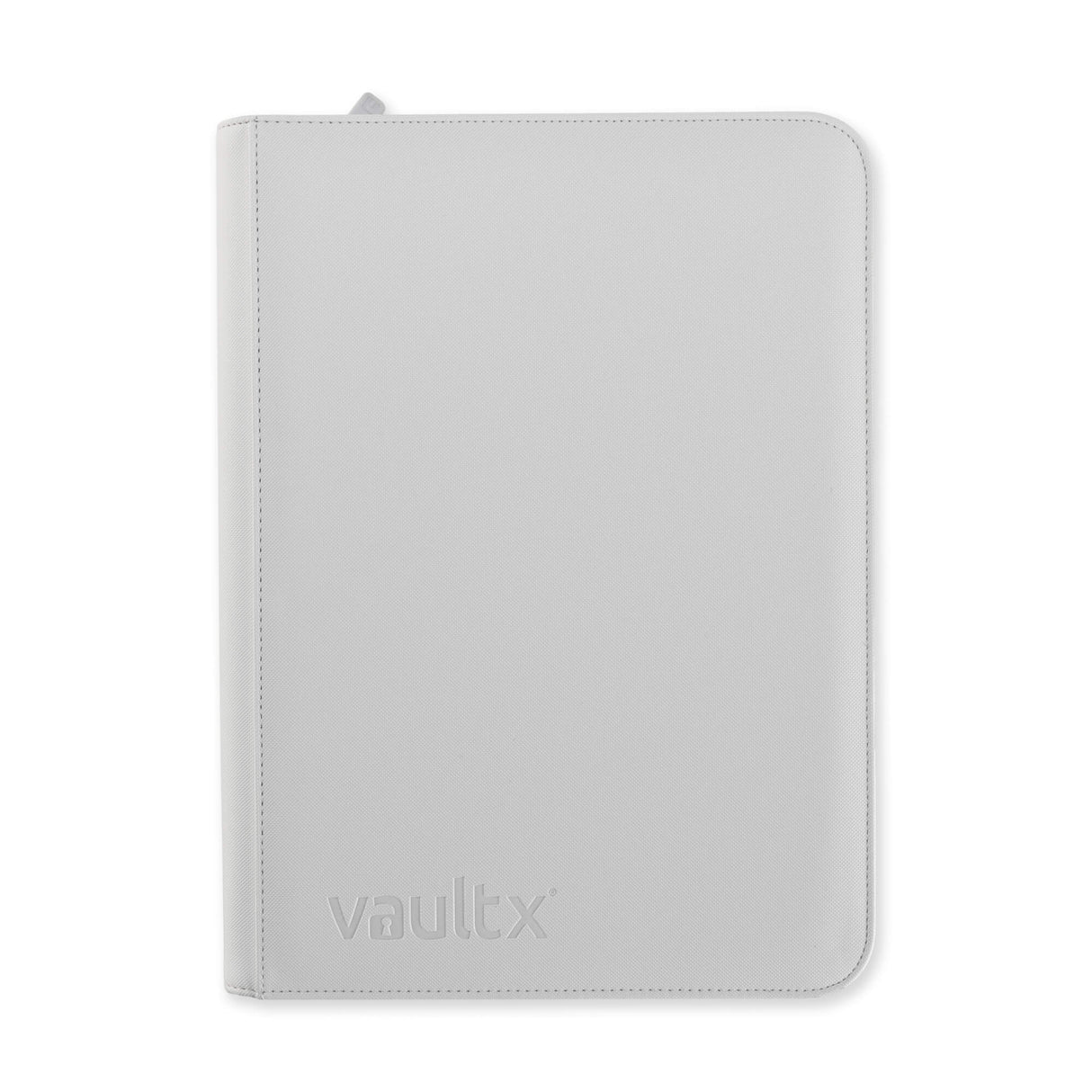 Vault X - 9-Pocket Exo-Tec® - Zip Binder - White Edition - JET Cards