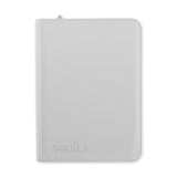 Vault X - 9-Pocket Exo-Tec® - Zip Binder - White Edition - JET Cards