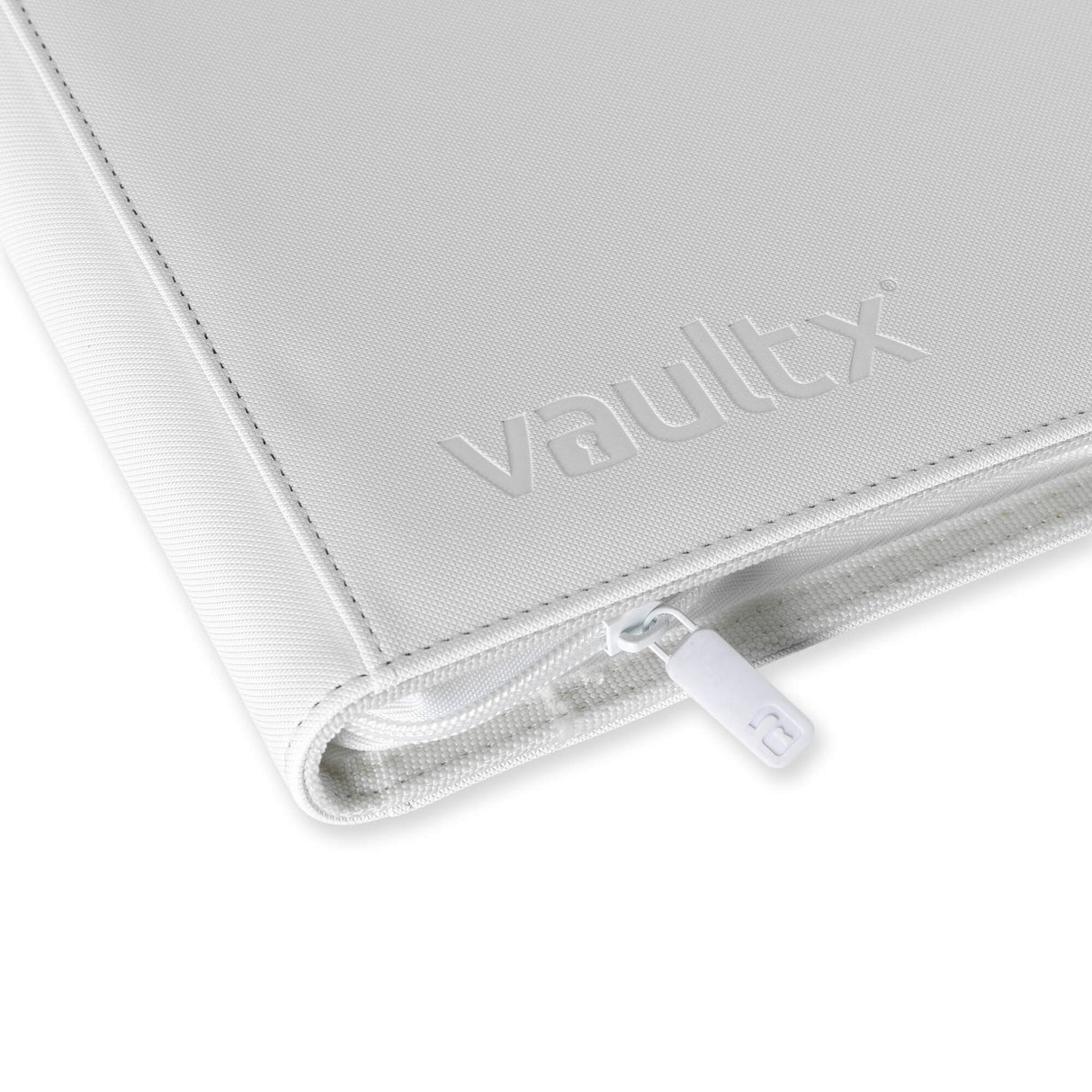 Vault X - 9-Pocket Exo-Tec® - Zip Binder - White Edition - JET Cards