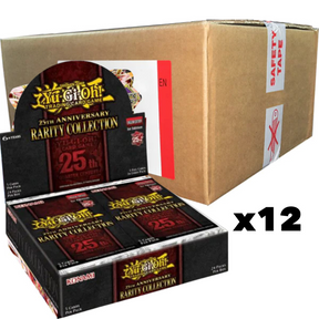 Yu-Gi-Oh! - 25th Anniversary - Rarity Collection - Booster Box Case (12x Booster Boxes) - JET Cards