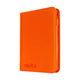 Vault X - 9-Pocket Exo-Tec® - Zip Binder - Just Orange