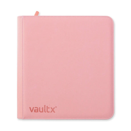 Vault X - 12-Pocket Exo-Tec® - Zip Binder - Just Pink - JET Cards