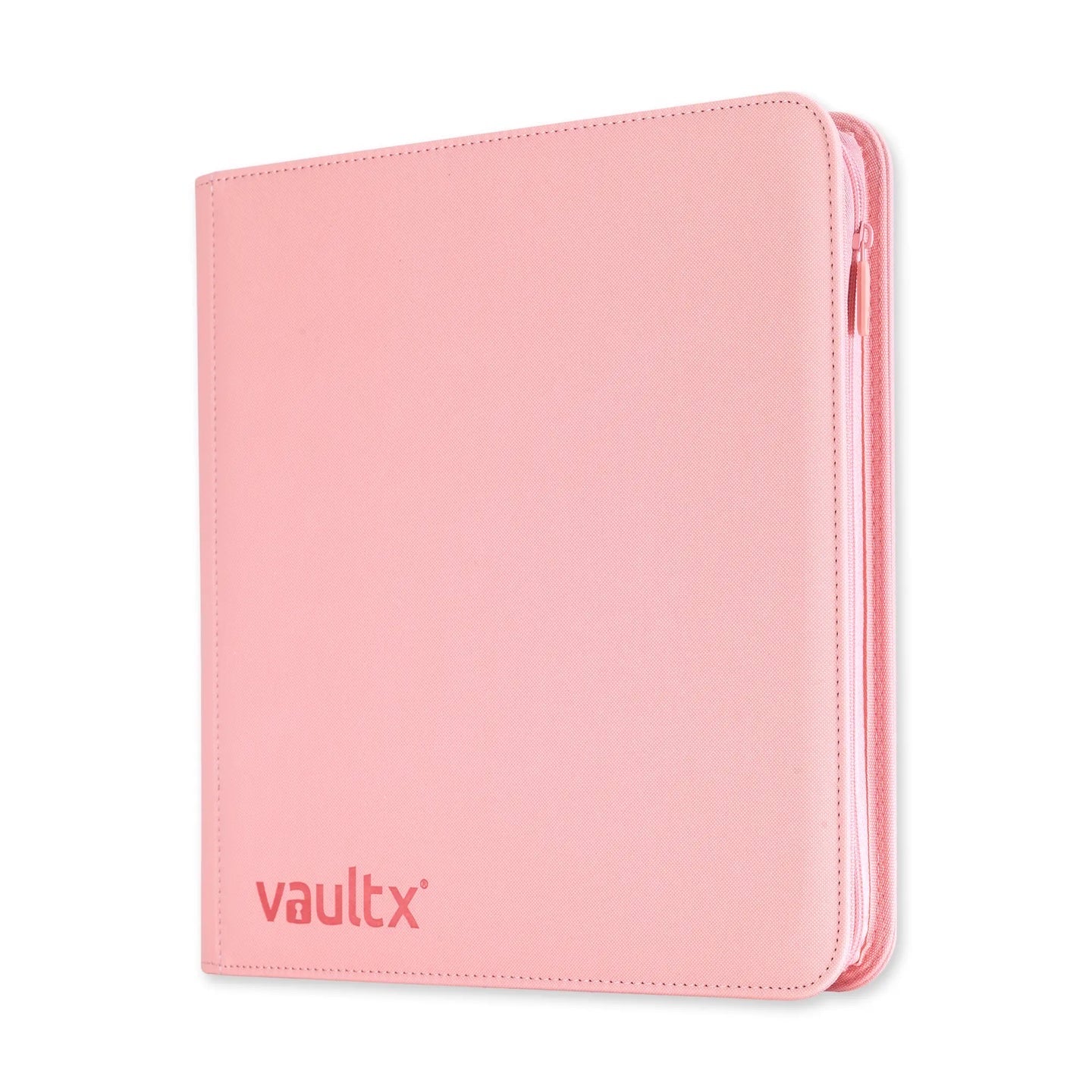 Vault X - 12-Pocket Exo-Tec® - Zip Binder - Just Pink - JET Cards