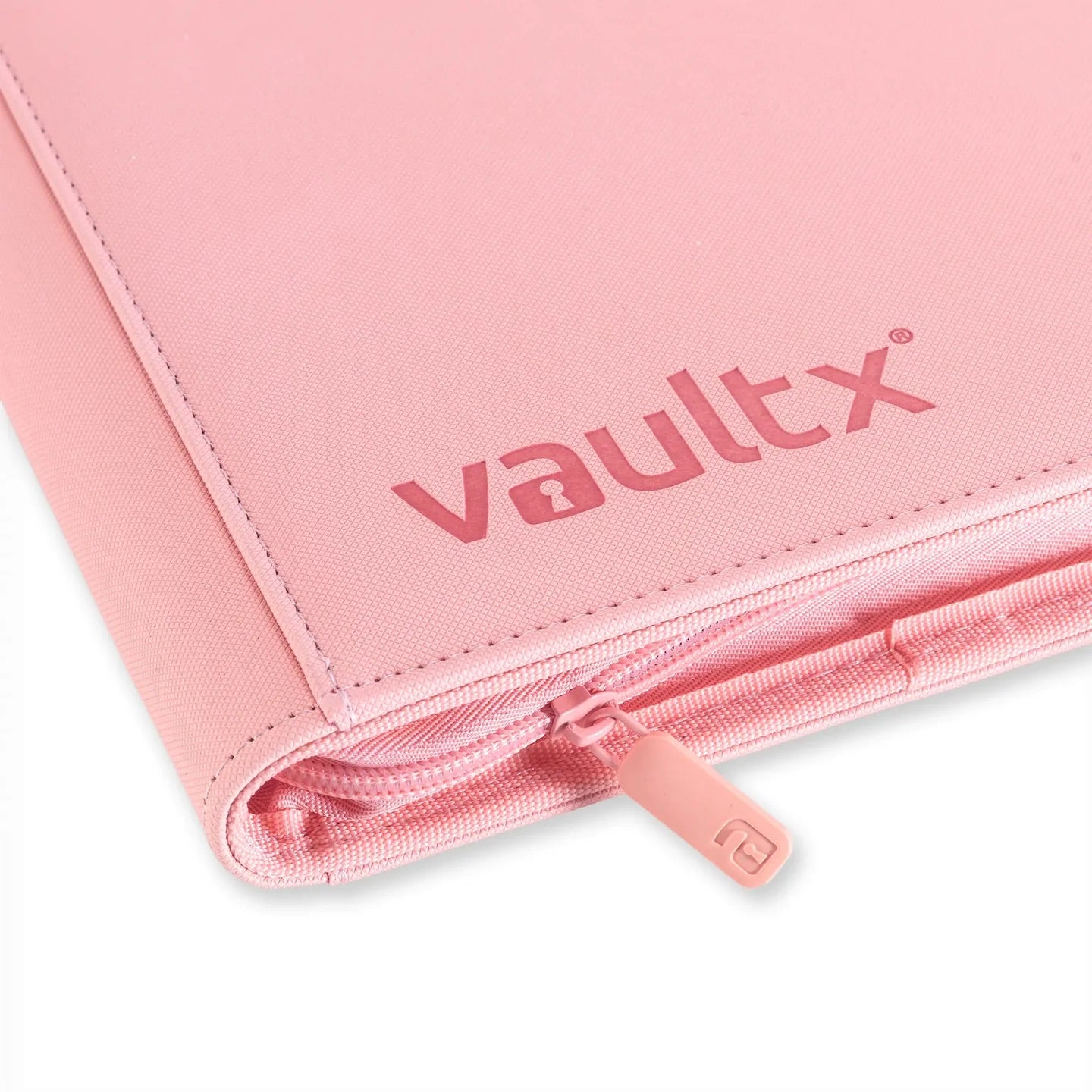 Vault X - 12-Pocket Exo-Tec® - Zip Binder - Just Pink - JET Cards