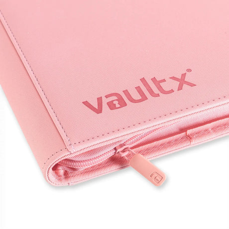 Vault X - 12-Pocket Exo-Tec® - Zip Binder - Just Pink - JET Cards