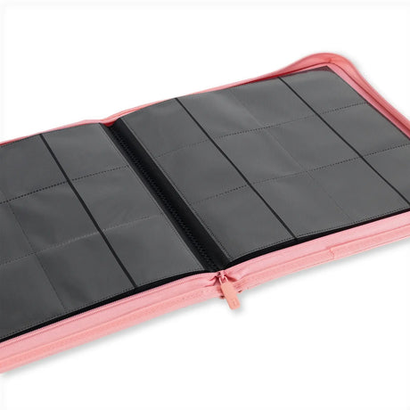 Vault X - 12-Pocket Exo-Tec® - Zip Binder - Just Pink - JET Cards