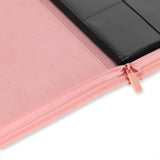 Vault X - 12-Pocket Exo-Tec® - Zip Binder - Just Pink - JET Cards