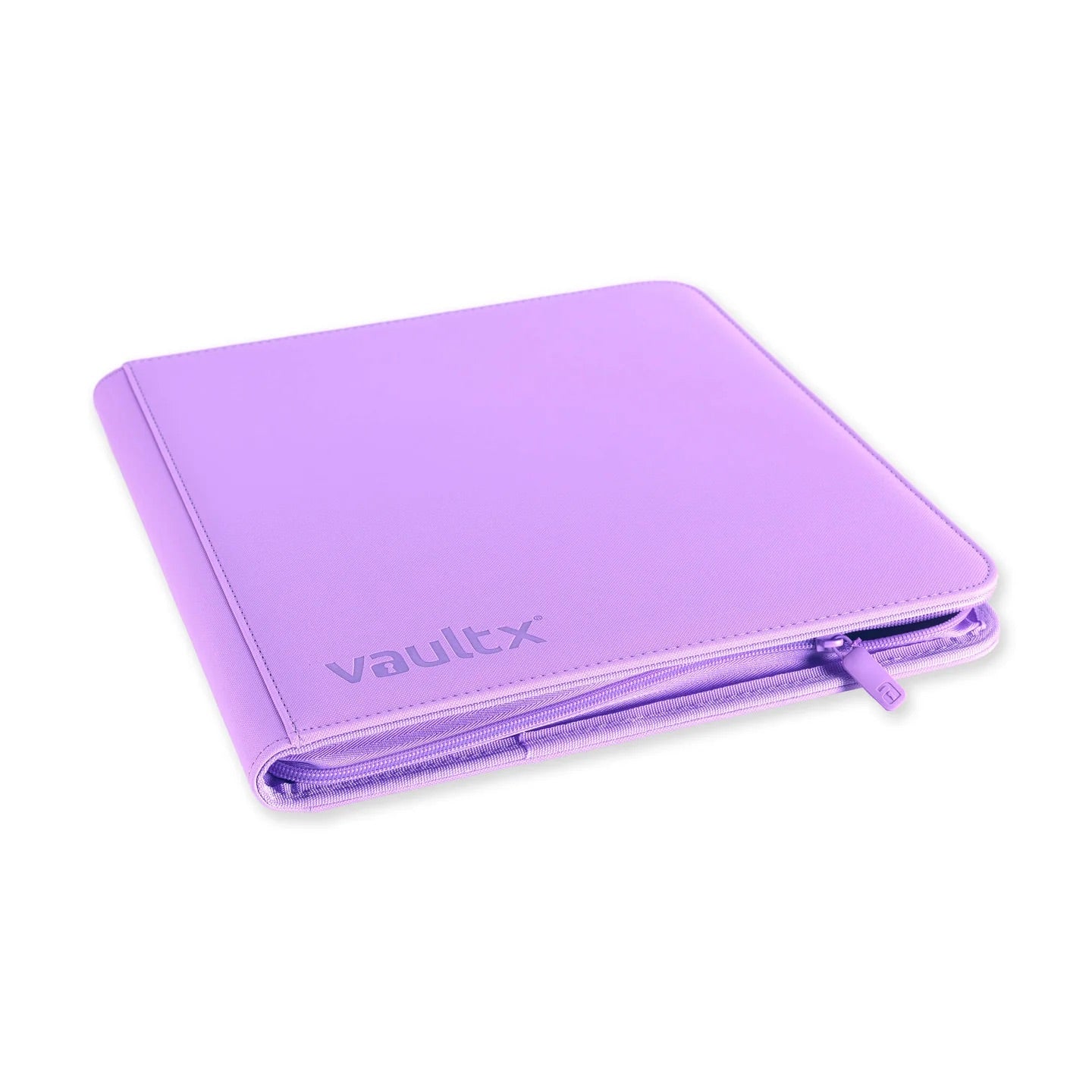 Vault X - 12-Pocket Exo-Tec® - Zip Binder - Just Purple - JET Cards