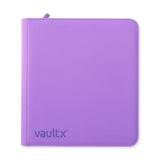 Vault X - 12-Pocket Exo-Tec® - Zip Binder - Just Purple - JET Cards