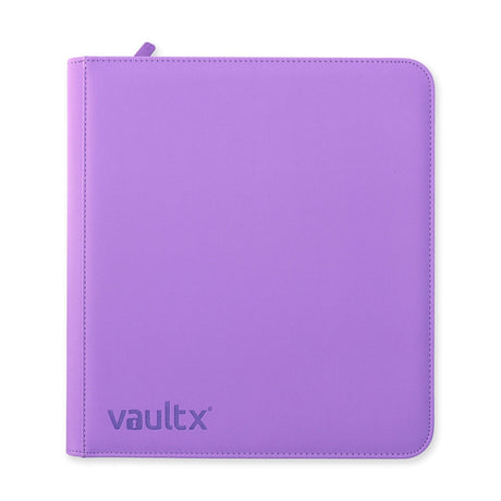 Vault X - 12-Pocket Exo-Tec® - Zip Binder - Just Purple - JET Cards