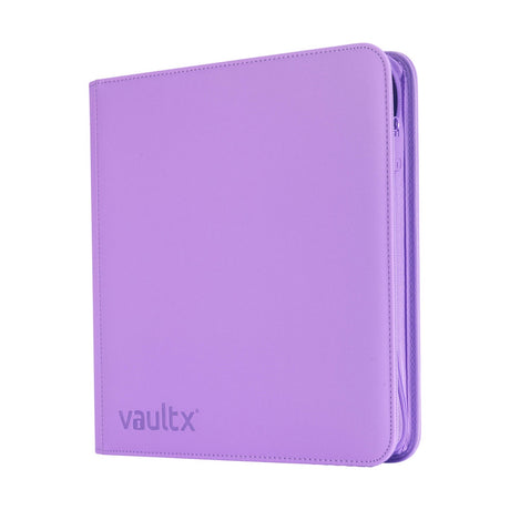 Vault X - 12-Pocket Exo-Tec® - Zip Binder - Just Purple - JET Cards