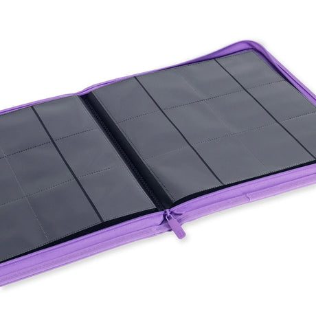 Vault X - 12-Pocket Exo-Tec® - Zip Binder - Just Purple - JET Cards