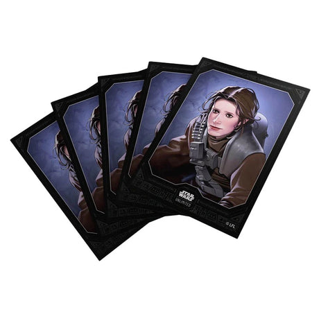 Gamegenic - Star Wars Unlimited - Premium Art Sleeves - Leia Organa - JET Cards