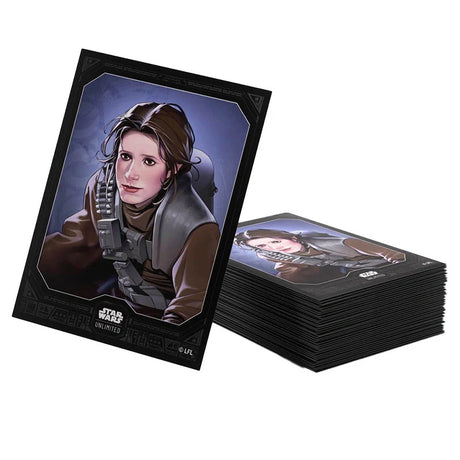 Gamegenic - Star Wars Unlimited - Premium Art Sleeves - Leia Organa - JET Cards