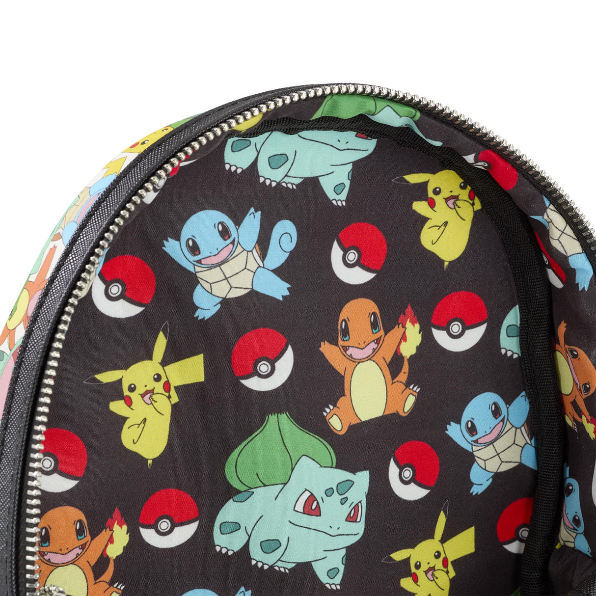 Loungefly x Pokemon Starters and Pikachu AOP Mini Backpack
