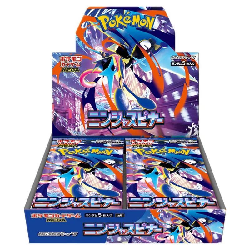 Pokemon - Mega Evolution - Ninja Spinner - Japanese Booster Box (30 Pa ...