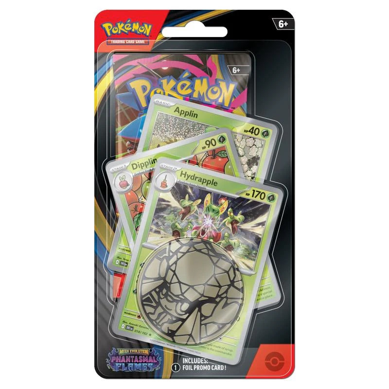 Pokemon - Mega Evolution - Phantasmal Flames - Premium Checklane Blister - Hydrapple - JET Cards