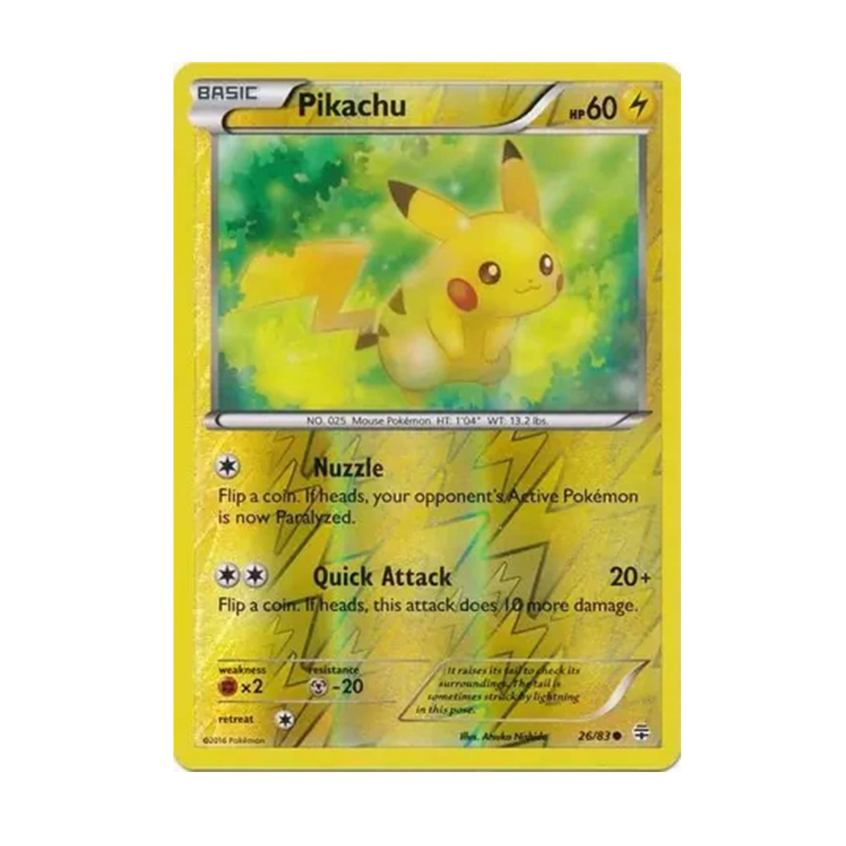 Pikachu 26/83 - XY - Generations - Reverse Holo